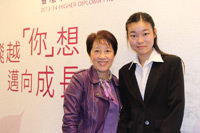Dr. Ella Chan (left) and Yip Chui-shan
